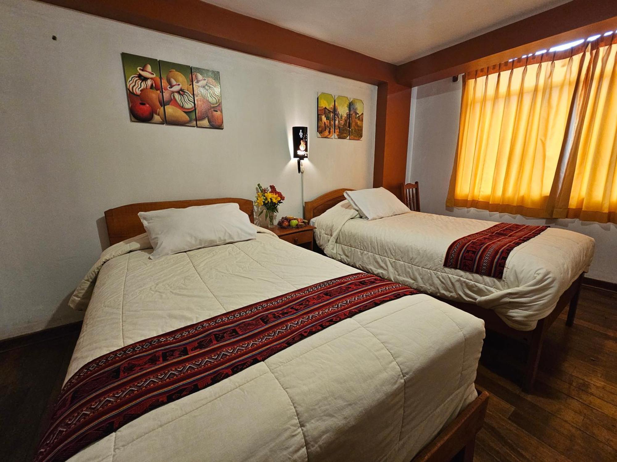 Hostal Con Vista A La Ciudad Santa Ana Cusco Exteriör bild