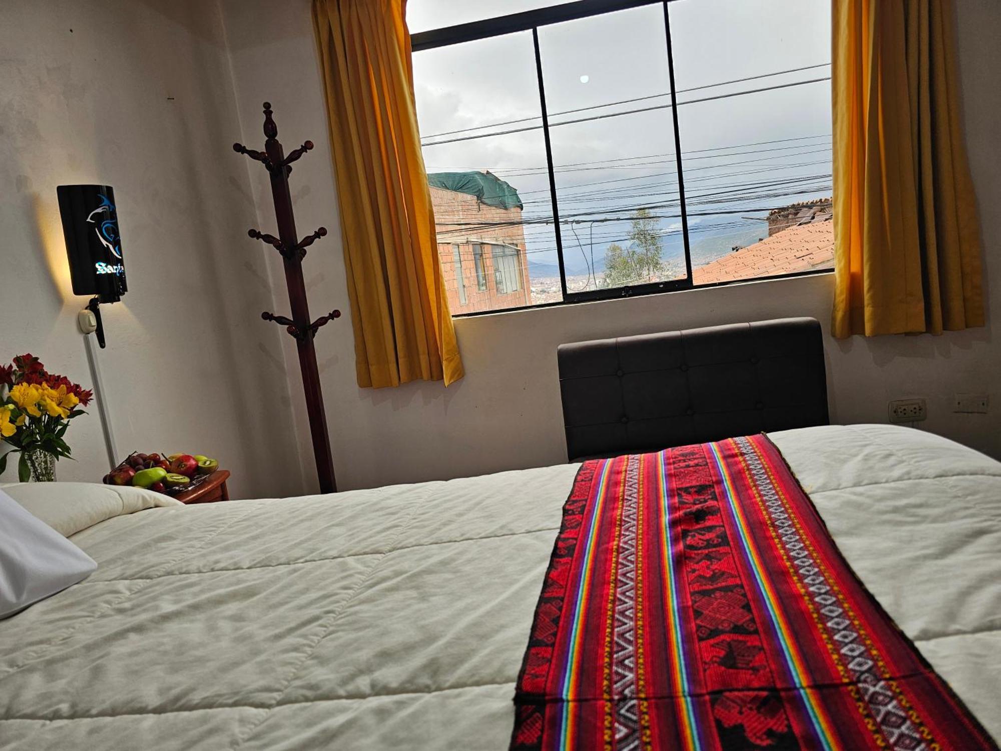 Hostal Con Vista A La Ciudad Santa Ana Cusco Exteriör bild