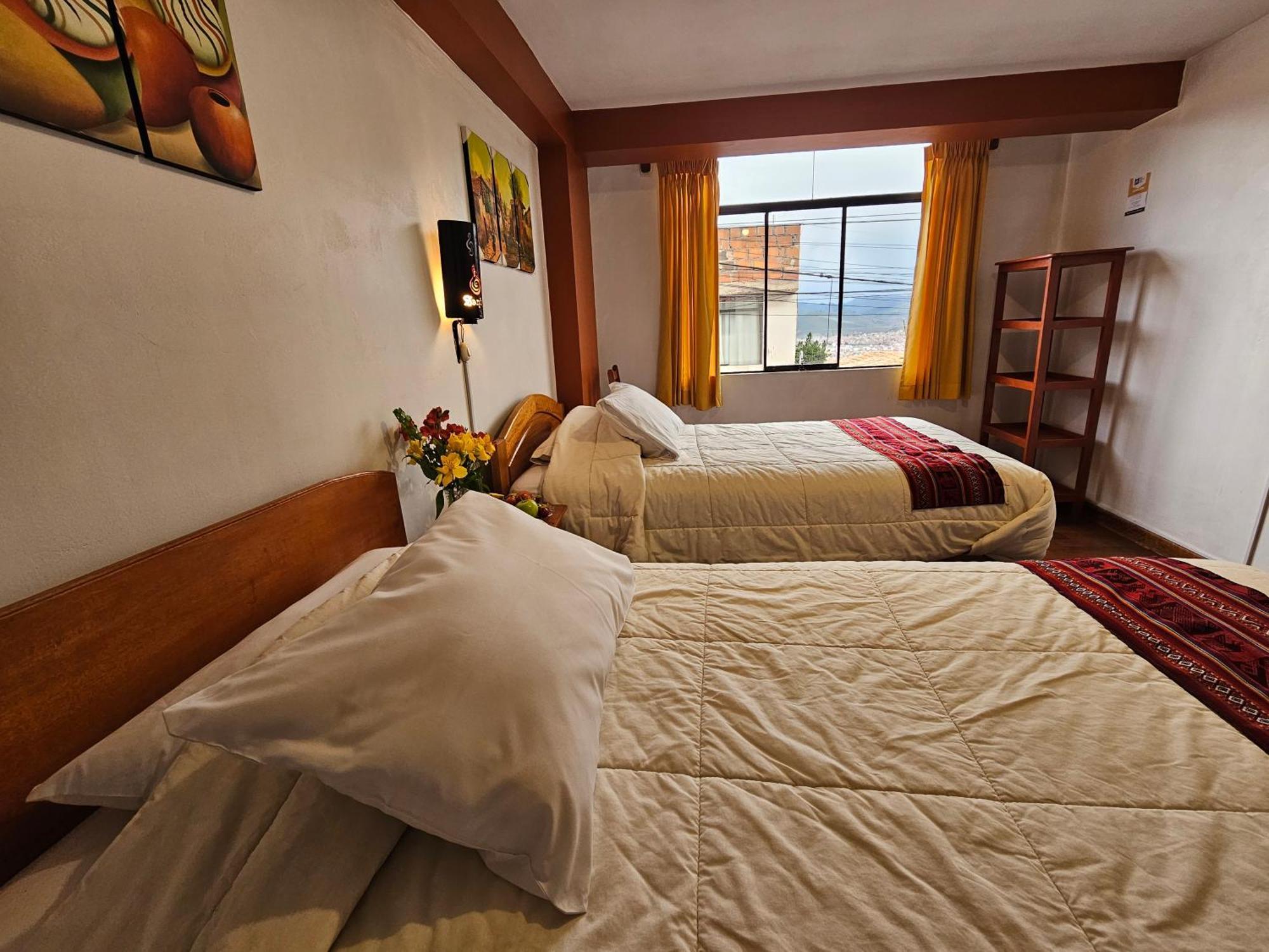 Hostal Con Vista A La Ciudad Santa Ana Cusco Exteriör bild