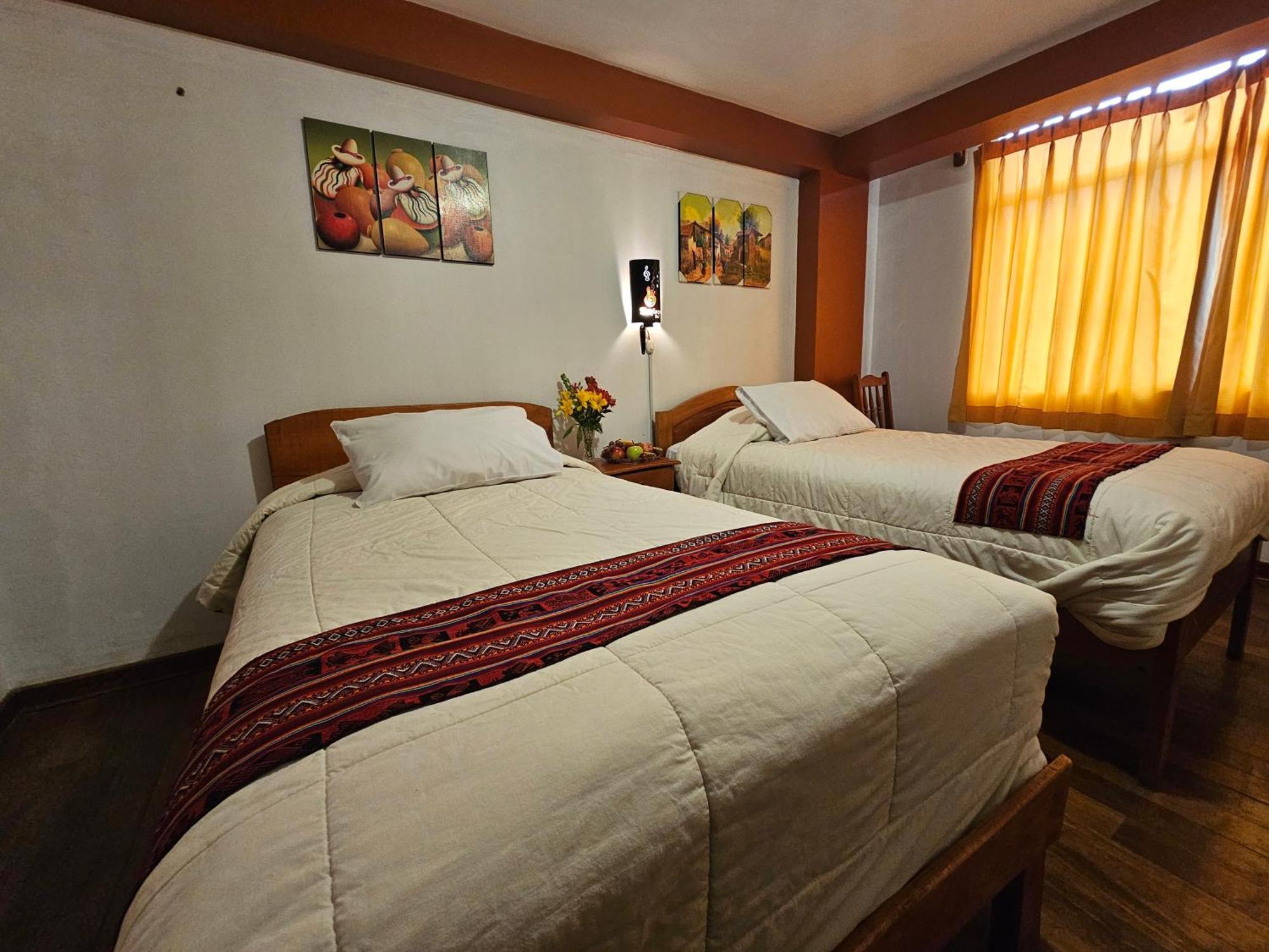 Hostal Con Vista A La Ciudad Santa Ana Cusco Exteriör bild