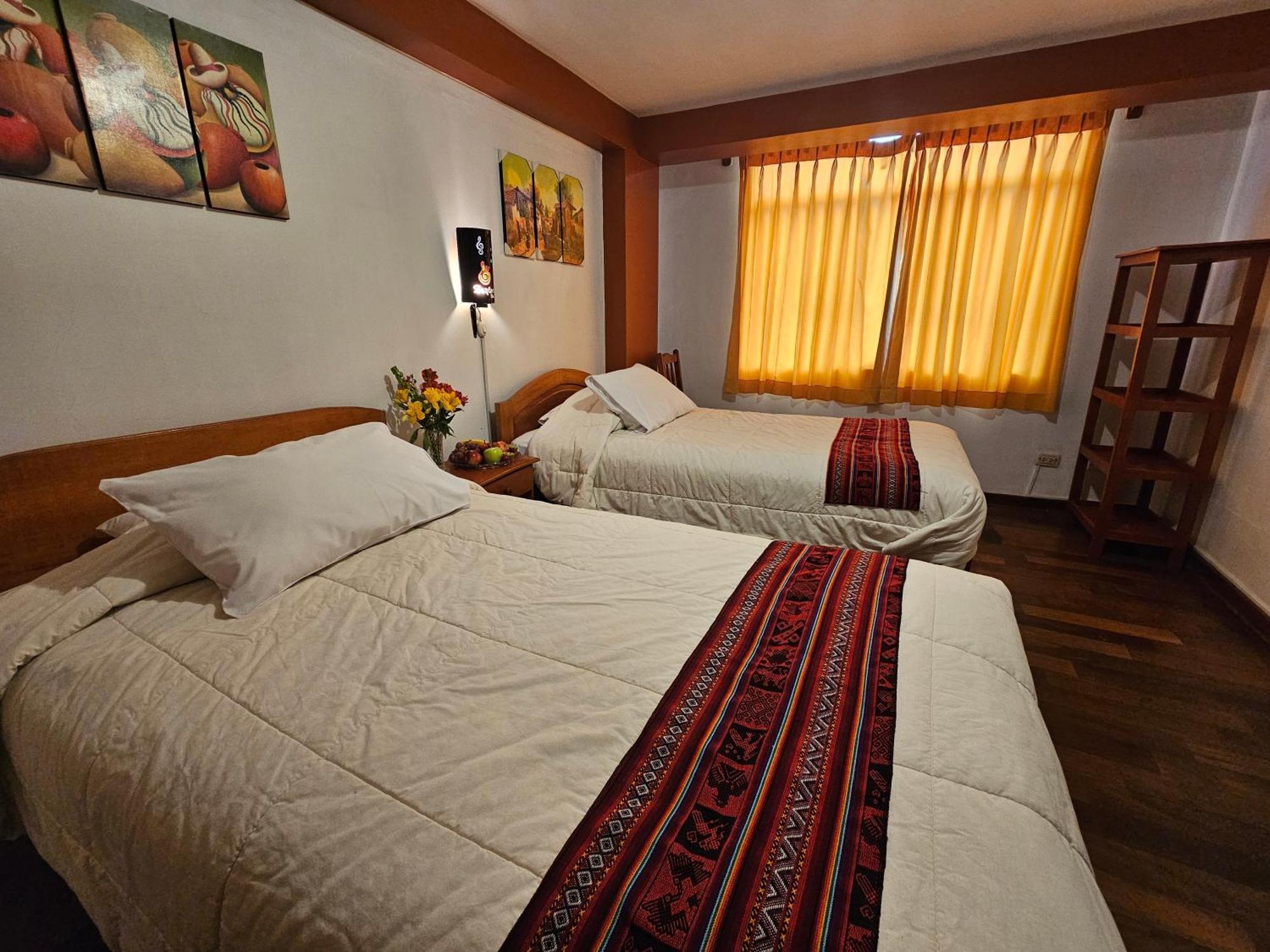 Hostal Con Vista A La Ciudad Santa Ana Cusco Exteriör bild