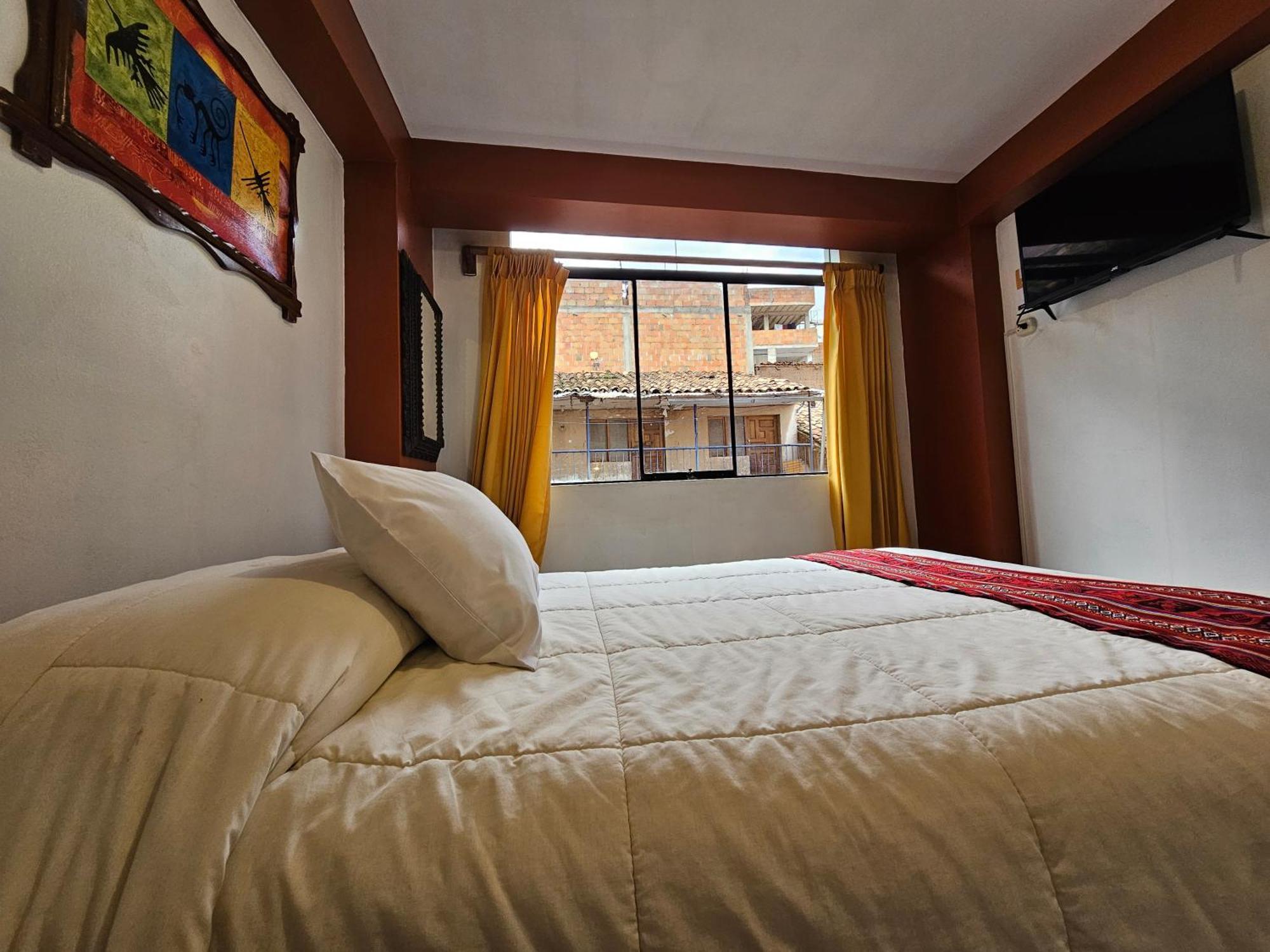 Hostal Con Vista A La Ciudad Santa Ana Cusco Exteriör bild