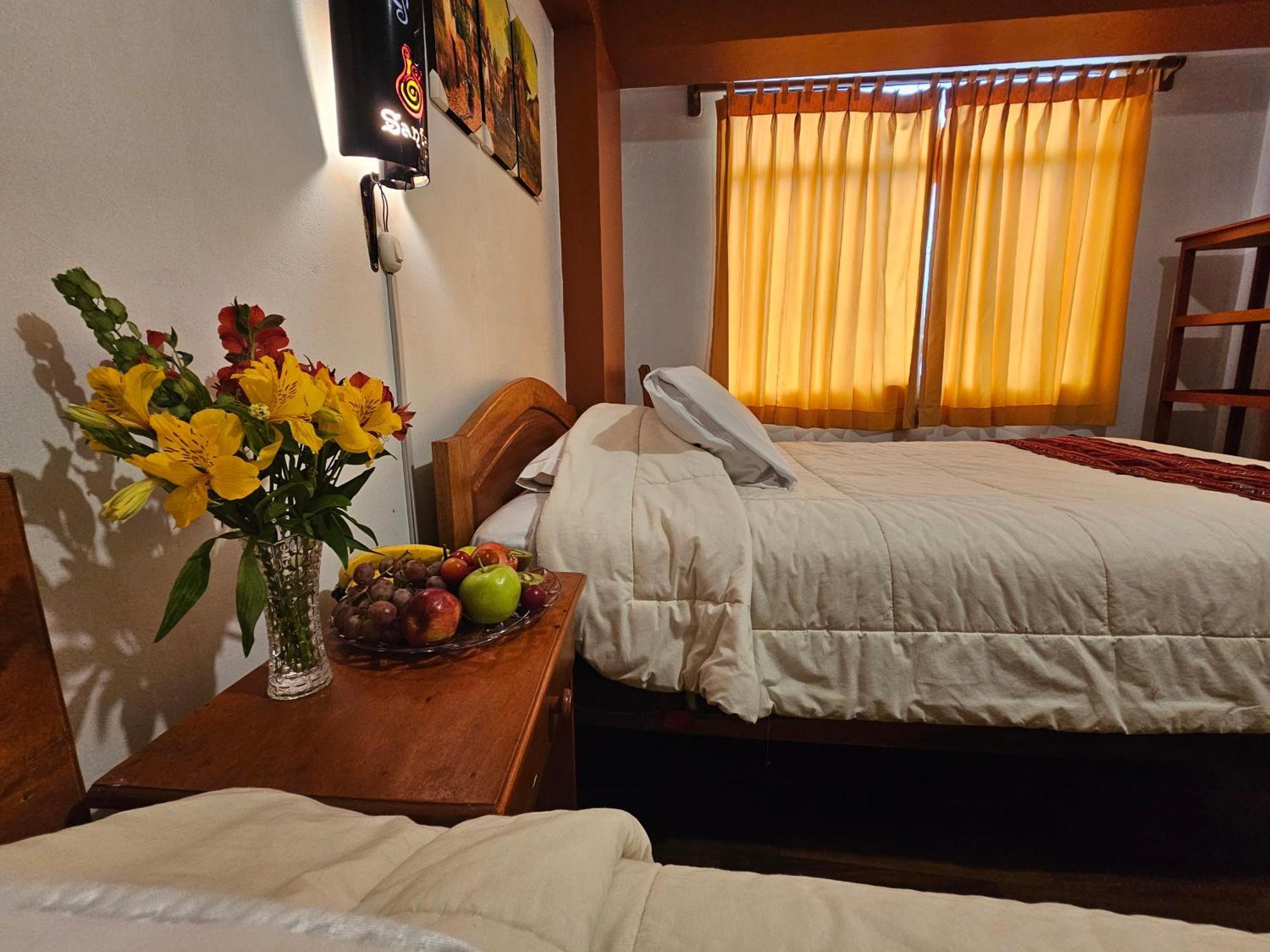 Hostal Con Vista A La Ciudad Santa Ana Cusco Exteriör bild