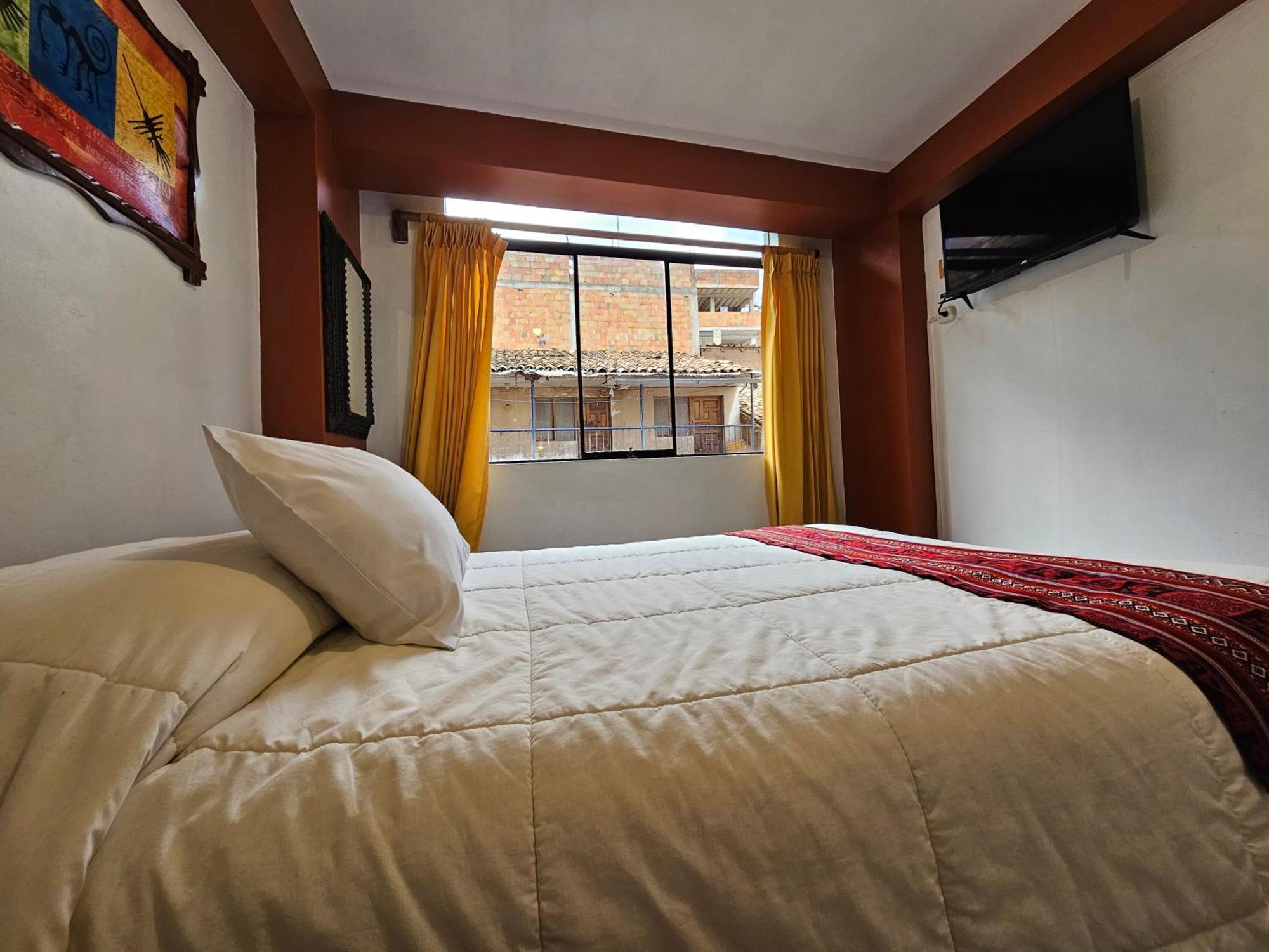 Hostal Con Vista A La Ciudad Santa Ana Cusco Exteriör bild