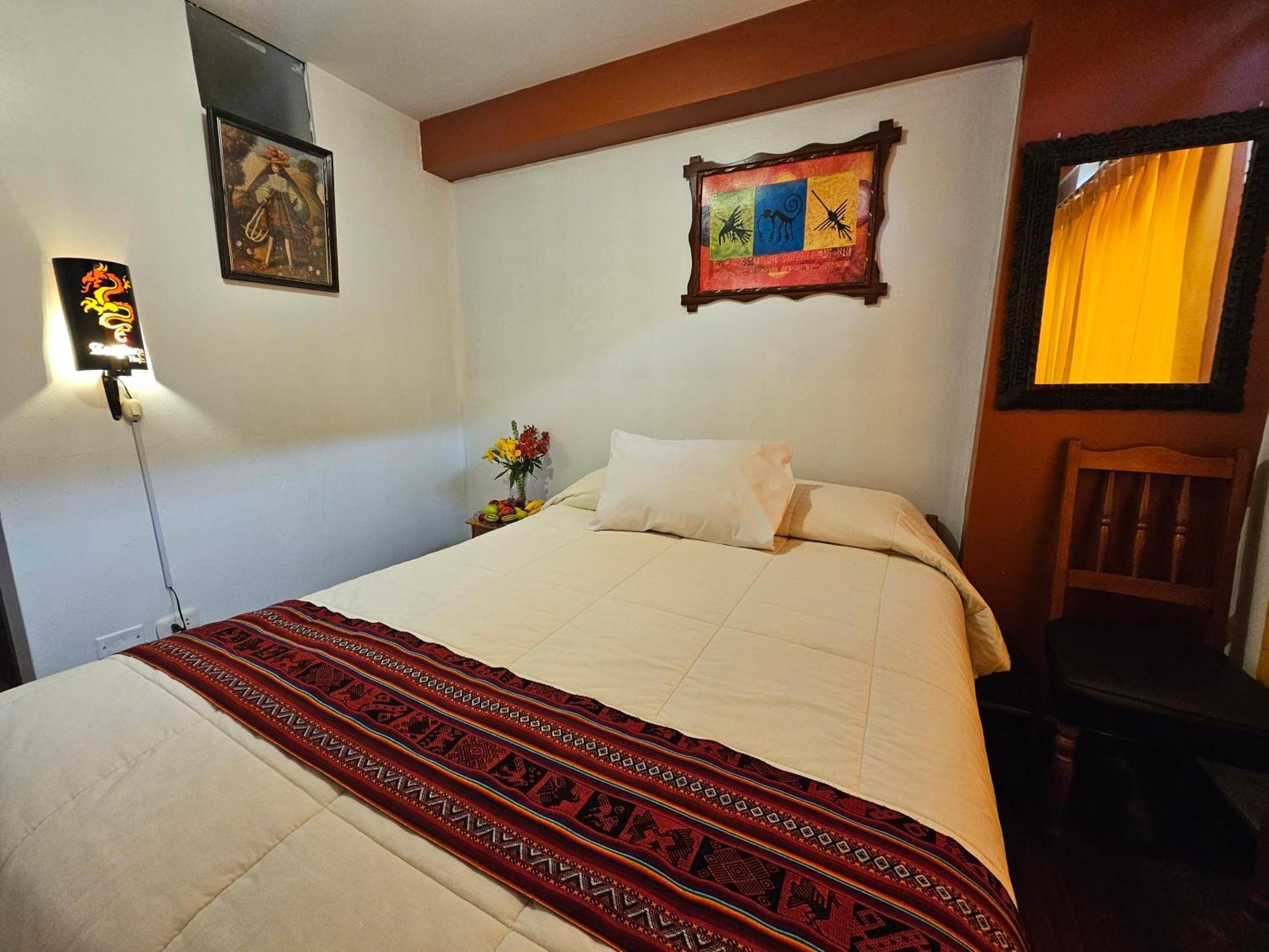 Hostal Con Vista A La Ciudad Santa Ana Cusco Exteriör bild