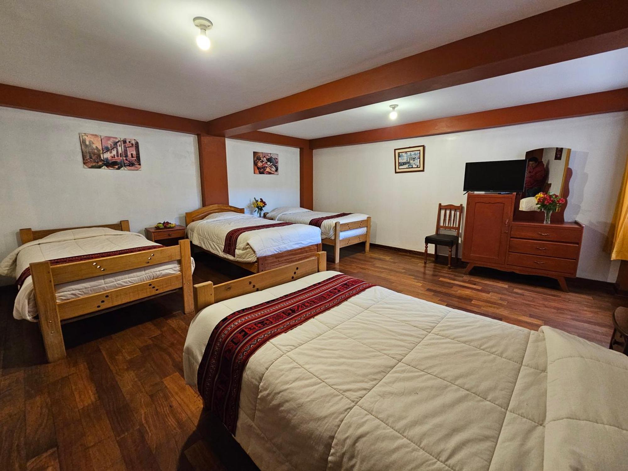 Hostal Con Vista A La Ciudad Santa Ana Cusco Exteriör bild