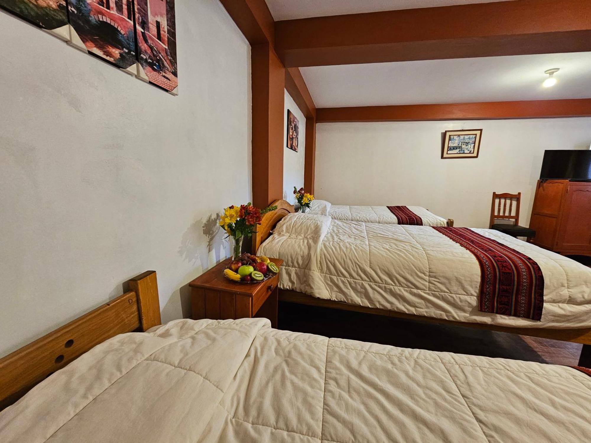 Hostal Con Vista A La Ciudad Santa Ana Cusco Exteriör bild